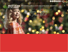 Tablet Screenshot of navidadalacarta.com